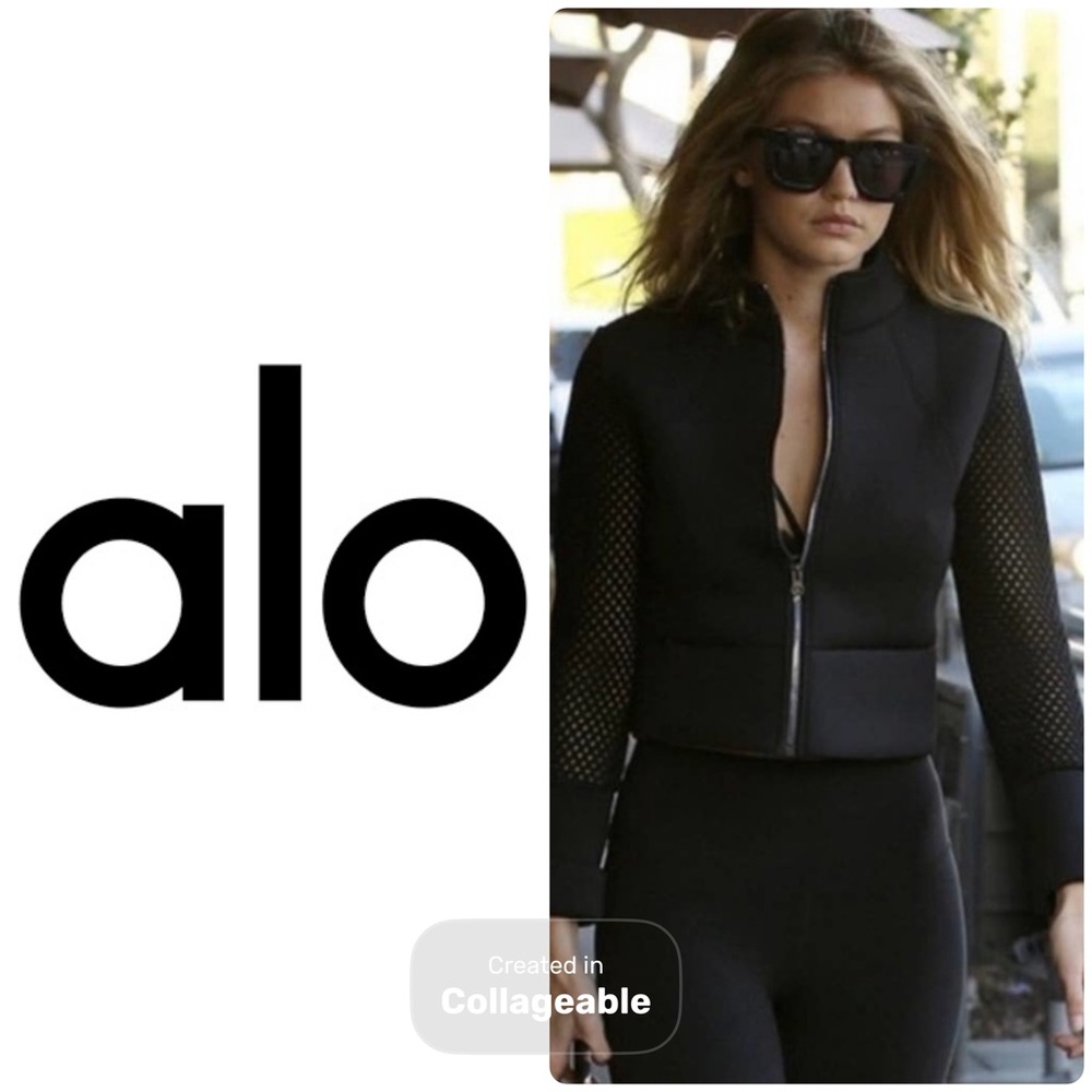 ‼️LADT CHANCE‼️ALO‼️Yoga Black Jacket‼️‼️‼️NWOT‼️‼️‼️